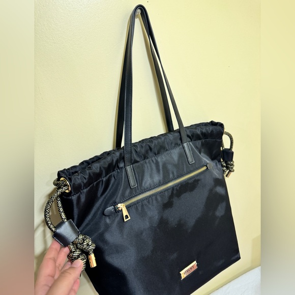 AUTHENTIC VERSACE black nylon tote Bag - Picture 5 of 17